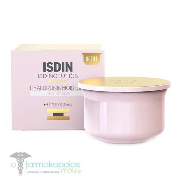 ISDIN Isdinceutics Prevent Hyaluronic Moisture Sensitive Skin Cream Refill, 50g