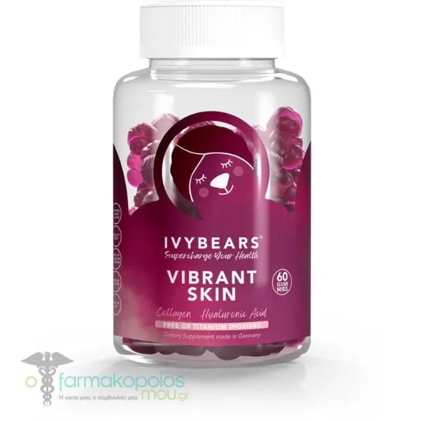 IvyBears Vibrant Skin, 60gummies