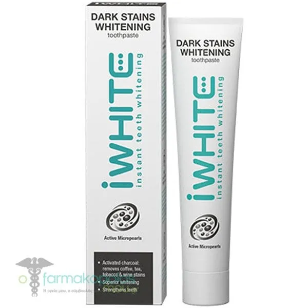 iWhite Dark Stains Whitening Toothpaste, 75ml