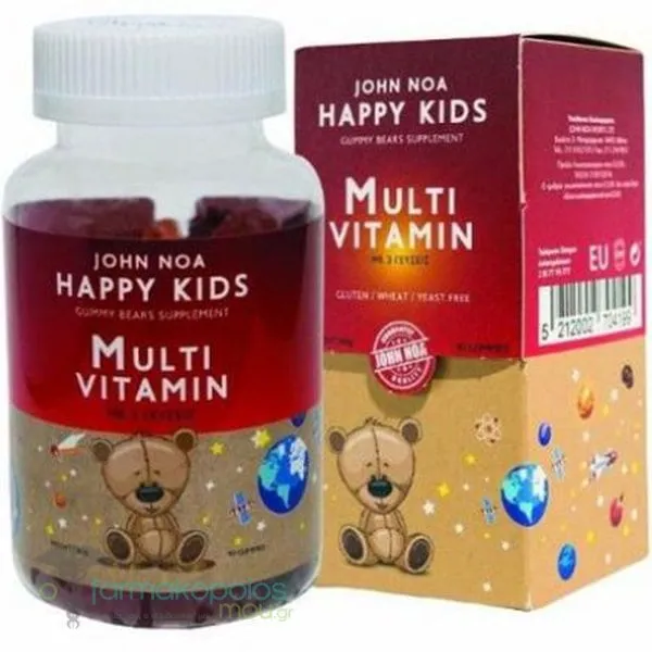 John Noa Happy Kids MultiVitamin, 90gummies