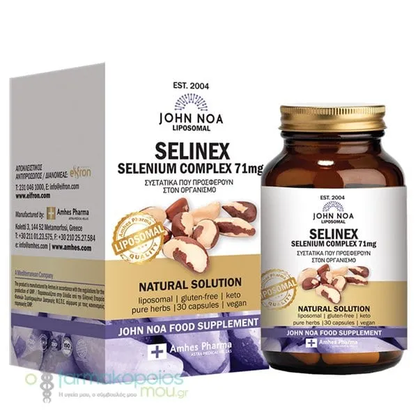 John Noa Liposomal Selinex Selenium Complex 71mg, 30caps