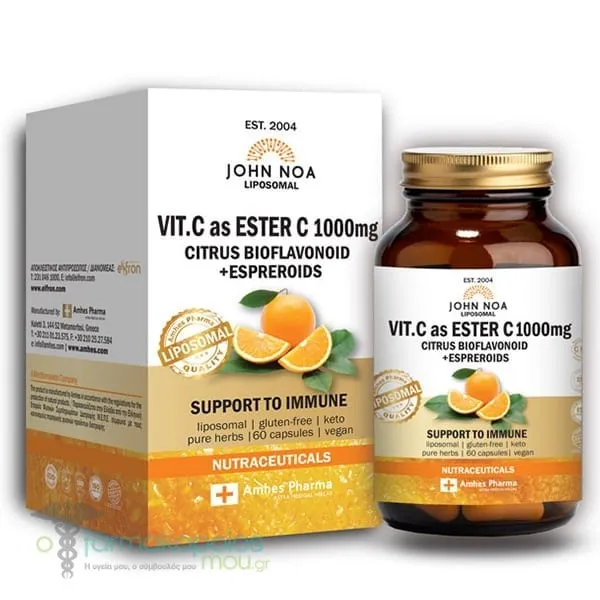 John Noa Liposomal Vitamin C as Ester C1000mg, 60caps