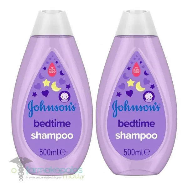 Johnson's Baby 1+1 FREE Bedtime Shampoo, 2x500ml