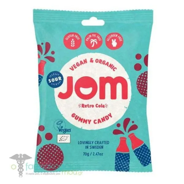 Jom Gourmet Gummies Retro Cola, 70g