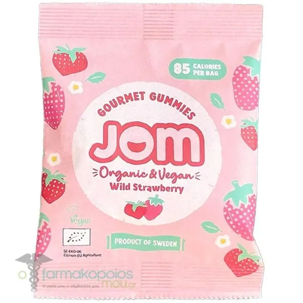 Jom Gourmet Gummies Wild Strawberry, 25gr