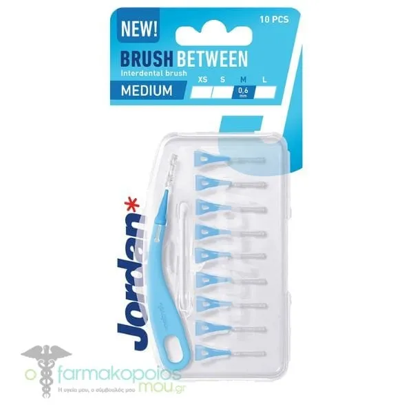 Jordan IDB Brush Between Μεσοδόντια Βουρτσάκια 0.6mm (Medium), 10τεμ
