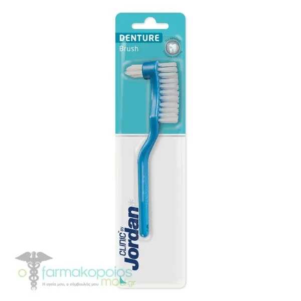 Jordan Clinic Denture Brush, 1pc - Μπλέ