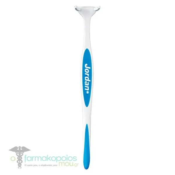 Jordan Easy Clean Flosser Σύστημα Οδοντικού Νήματος Λαβή, 1τεμ. & 20τεμ. Ανταλλακτικά Νήματα - Γαλάζιο