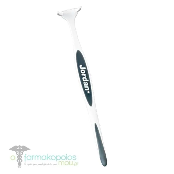 Jordan Easy Clean Flosser Σύστημα Οδοντικού Νήματος Λαβή, 1τεμ. & 20τεμ. Ανταλλακτικά Νήματα - Γκρί