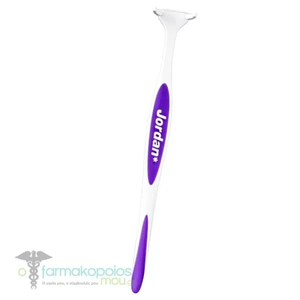 Jordan Easy Clean Flosser Σύστημα Οδοντικού Νήματος Λαβή, 1τεμ. & 20τεμ. Ανταλλακτικά Νήματα - Μώβ