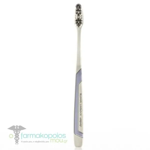 Jordan Expert White Soft Toothbrush, 1pc - Άσπρο-Μωβ
