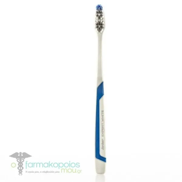 Jordan Expert White Soft Toothbrush, 1pc - Άσπρο-Μπλε