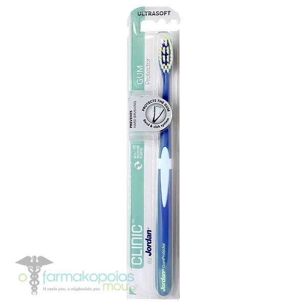 Jordan Clinic Gum Protector Ultrasoft Toothbrush, 1pc - Μπλέ