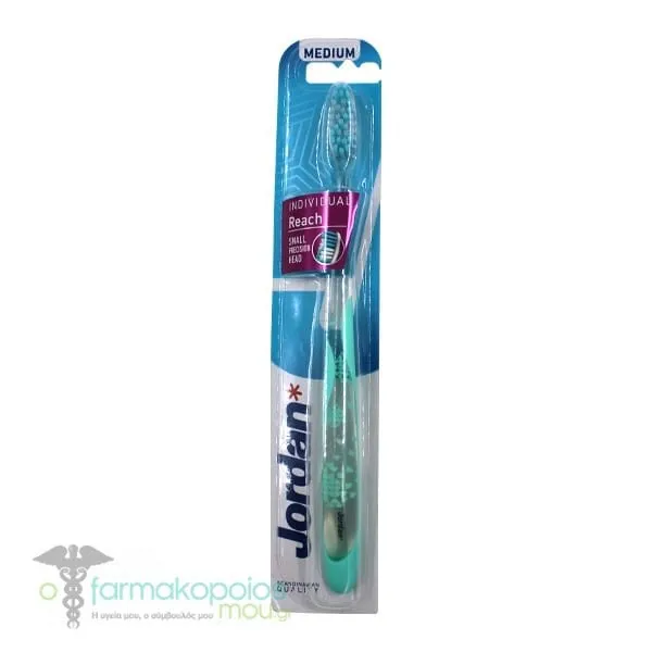 Jordan Individual Reach Medium Toothbrush, 1pc - Βεραμάν