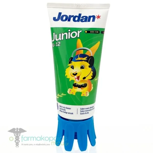 Jordan Junior Space Cap Toothpaste 6-12y, 50ml - Bunny