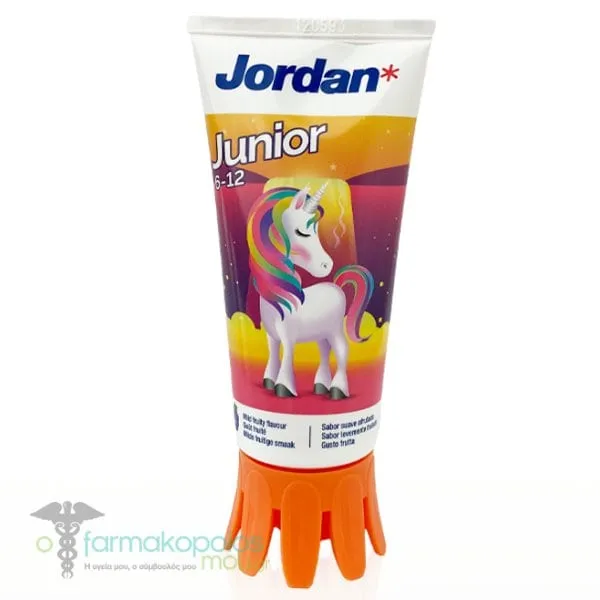 Jordan Junior Space Cap Toothpaste 6-12y, 50ml - Unicorn