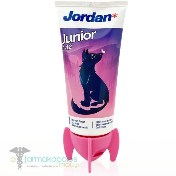 Jordan Junior Space Cap Toothpaste 6-12y, 50ml - Wolf
