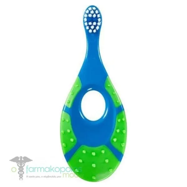 Jordan Step by Step Extra Soft Baby - Kids Toothbrush (0-2Y), 1pc - Πράσινο-Μπλε