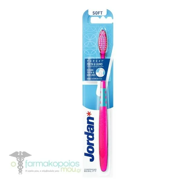 Jordan Target Teeth &amp; Gums Soft Οδοντόβουρτσα Μαλακή, 1τεμ
