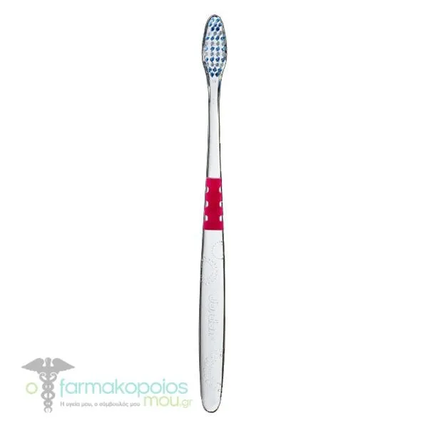 Jordan Target White Medium Toothbrush, 1pc - Φούξια
