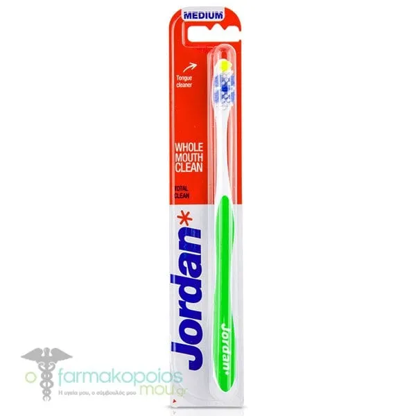 Jordan Total Clean Whole Mouth Clean Medium, 1pc - Πρασινο