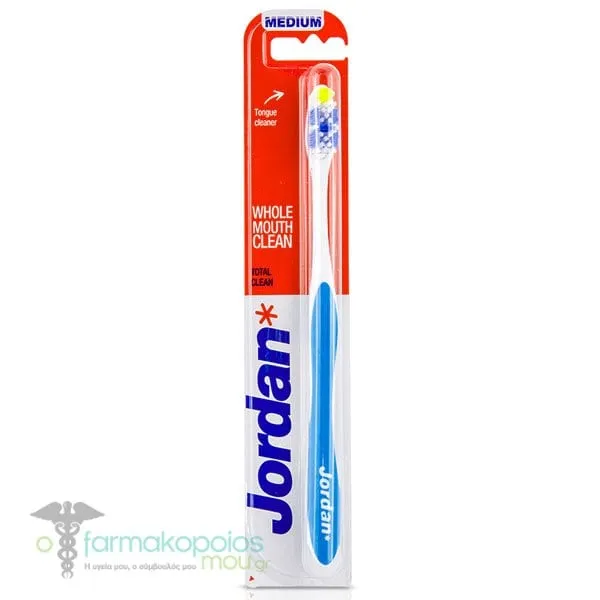 Jordan Total Clean Whole Mouth Clean Medium, 1pc - Μπλέ