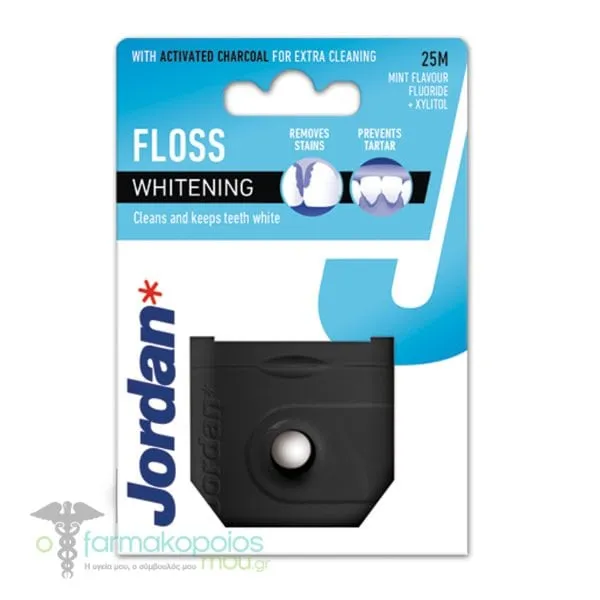 Jordan Whitening Dental Floss 25m, 1pc