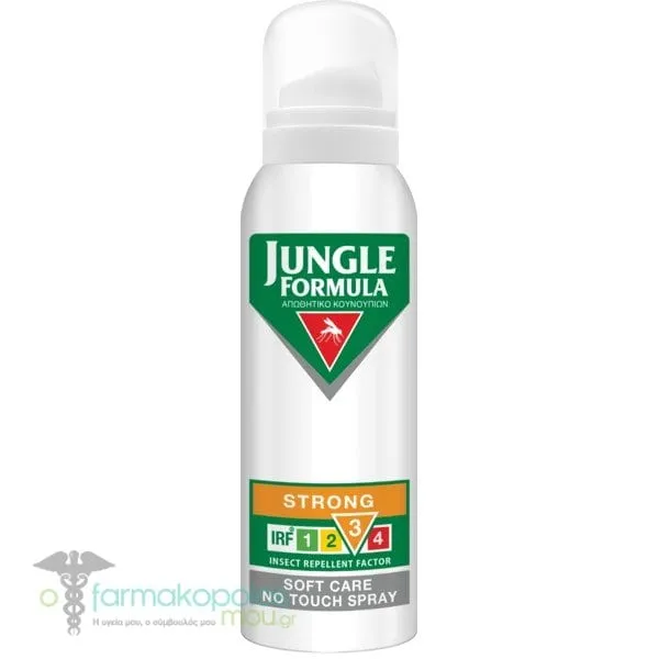 Jungle Formula Soft Care No Touch Αντικουνουπικό Σπρέι, 125ml