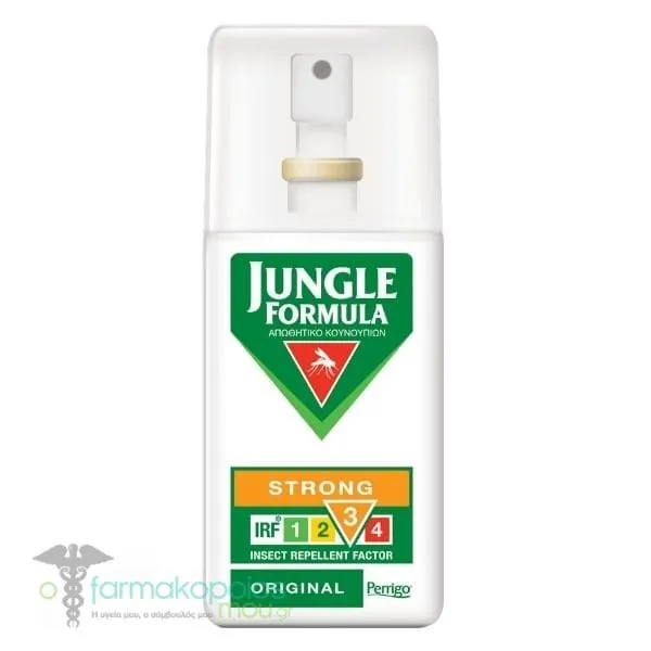 Jungle Formula Strong Original Aντικουνουπικό Σπρέι, 75ml