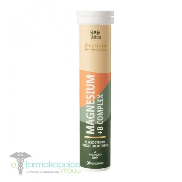 Kaiser Premium Vitaminology Magnesium & B Complex, 20eff.tabs