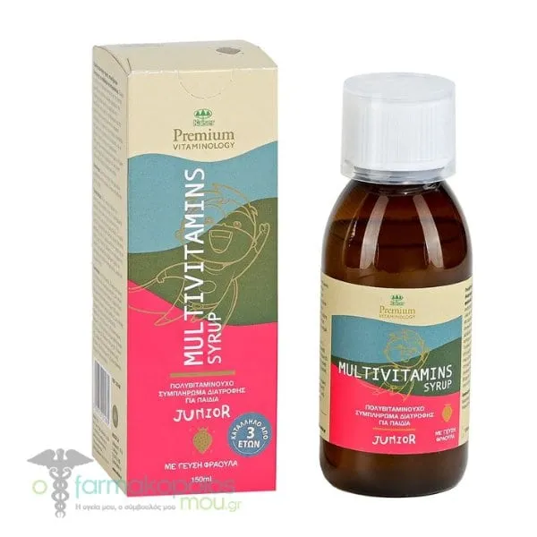 Kaiser Premium Vitaminology Multivitamins Syrup Junior Strawberry Flavor 3Y+, 150ml