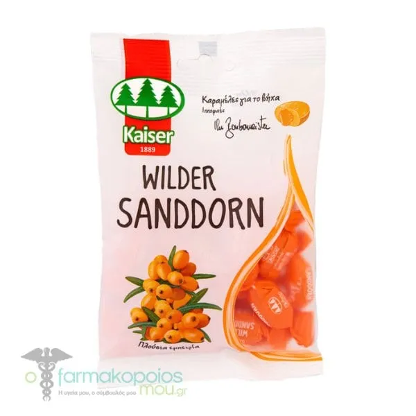 Kaiser Wilder Sanddorn Cough Drops, 90g