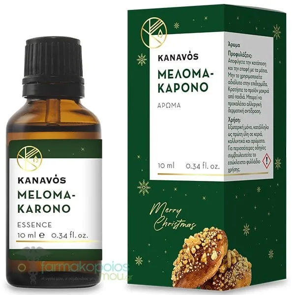 Kanavos Essence Μελομακάρονο Αρωματικό Χώρου, 10ml