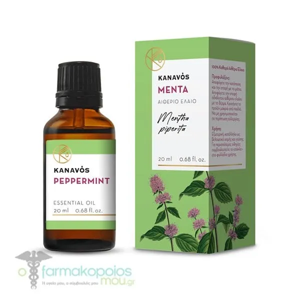 Kanavos Essential Oil Peppermint, 20ml