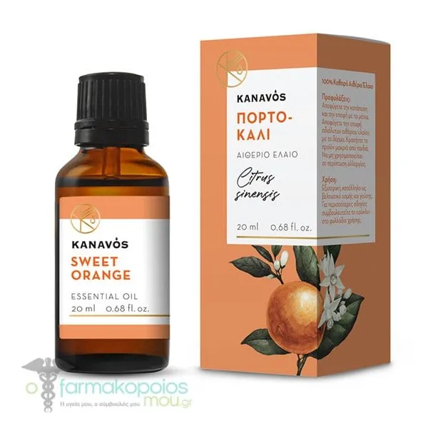 Kanavos Essential Oil Sweet Orange, 20ml