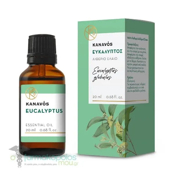Kanavos Eucalyptus Essential Oil, 20ml