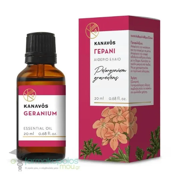Kanavos Geranium Essential Oil, 20ml