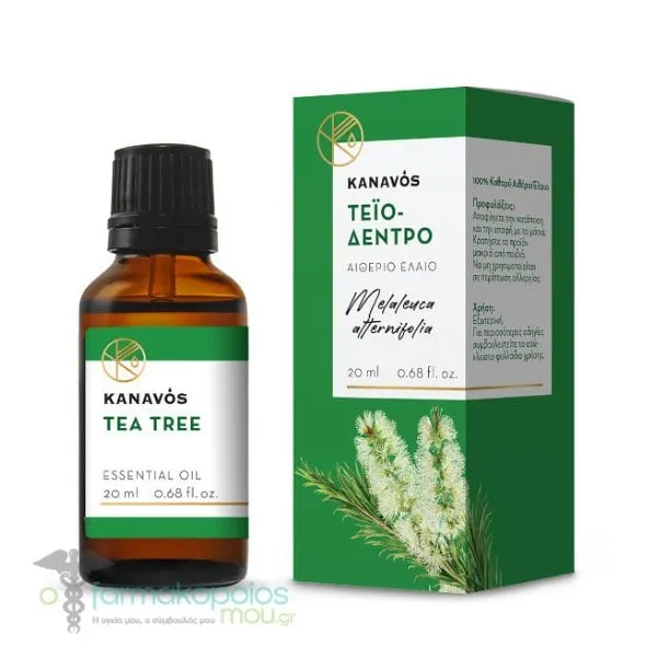 Kanavos Tea Tree Essential Oil Tea Tree, 20ml