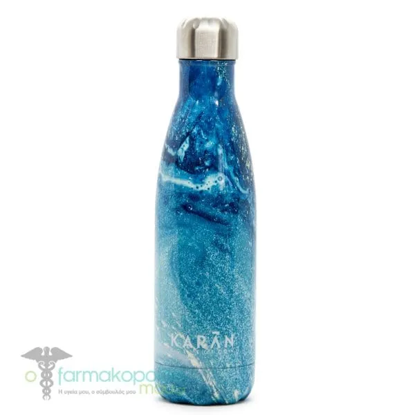 Karan All Day Galaxy Blue Stainless Steel Water Bottle, 500ml