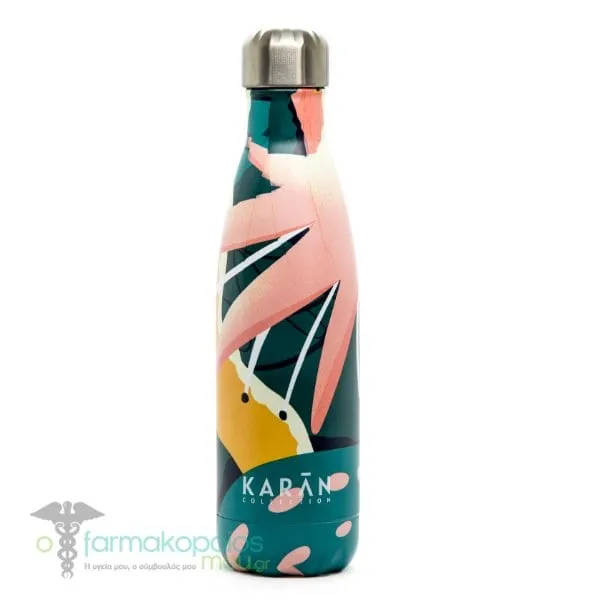 Karan All Day Multicolor Light Stainless Steel Water Bottle, 500ml