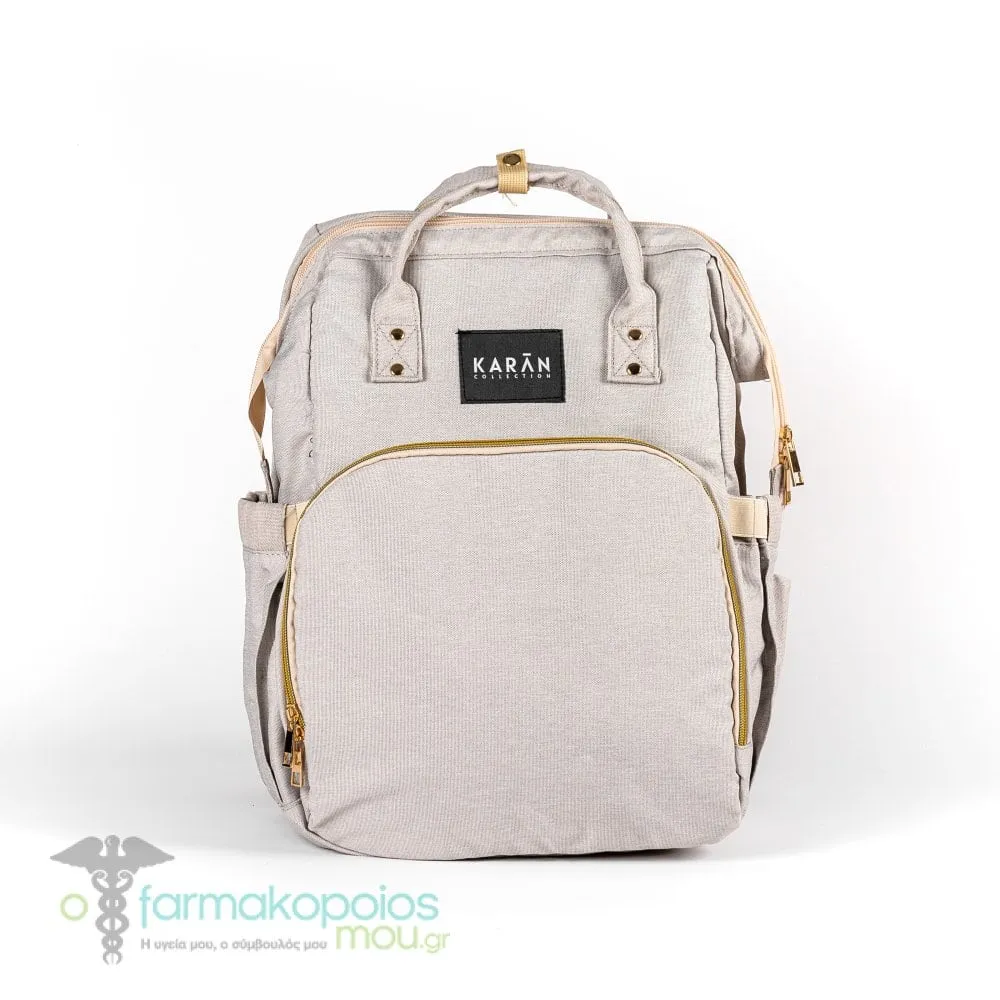Karan Nanny Bag Diaper Changing Bag Grey, 1pc