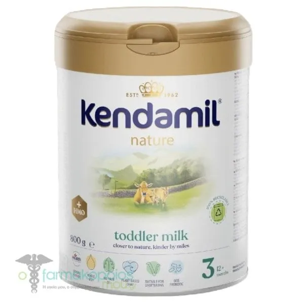 Kendamil Nature 3 Toddler Milk Γάλα σε Σκόνη 12m+, 800g