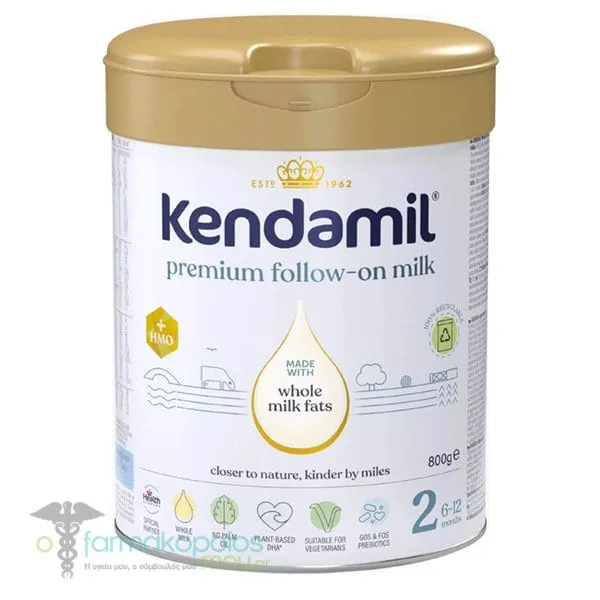 Kendamil Premium Follow-on Milk 2 +HΜΟ 6-12m, 800gr