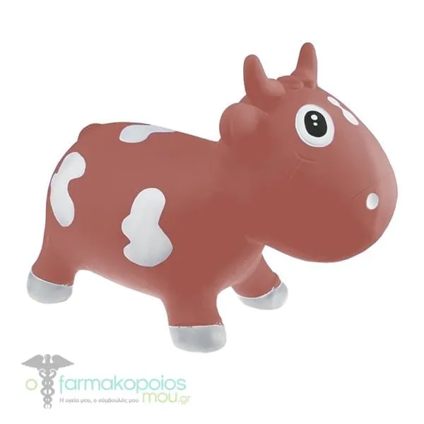 Kidzz Farm Jumping Animals Milk Cow Bella, 1pc - Κεραμμυδί