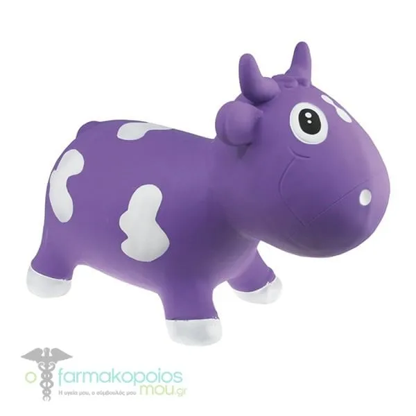 Kidzz Farm Jumping Animals Milk Cow Bella, 1pc - Μώβ