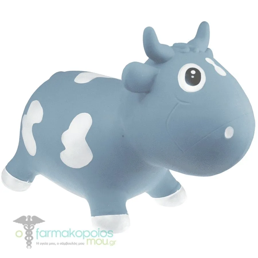 Kidzz Farm Jumping Animals Milk Cow Bella, 1pc - Γαλάζιο