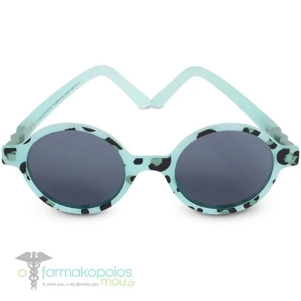 KiETLA BuZZ Toddler Sunglasses 4-6Y, 1 pair - Green Leopard
