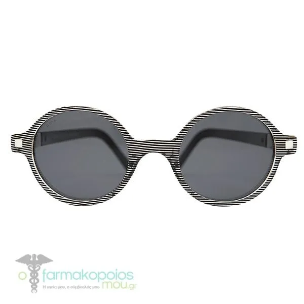 KiETLA Sun Rozz Stripe Kids Sunglasses 6-9Y, 1 pair - Μαύρο-Άσπρο