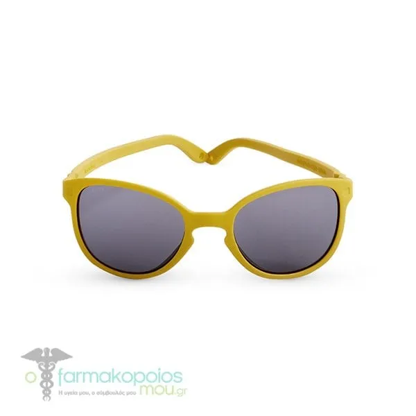Kietla Wazz Wayfarer Kids Sunglasses 1-2Y, 1pair - Mustard