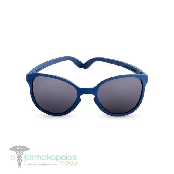 KiETLA Wazz Wayfarer Kids Sunglasses 2-4Y, 1pair - Denim